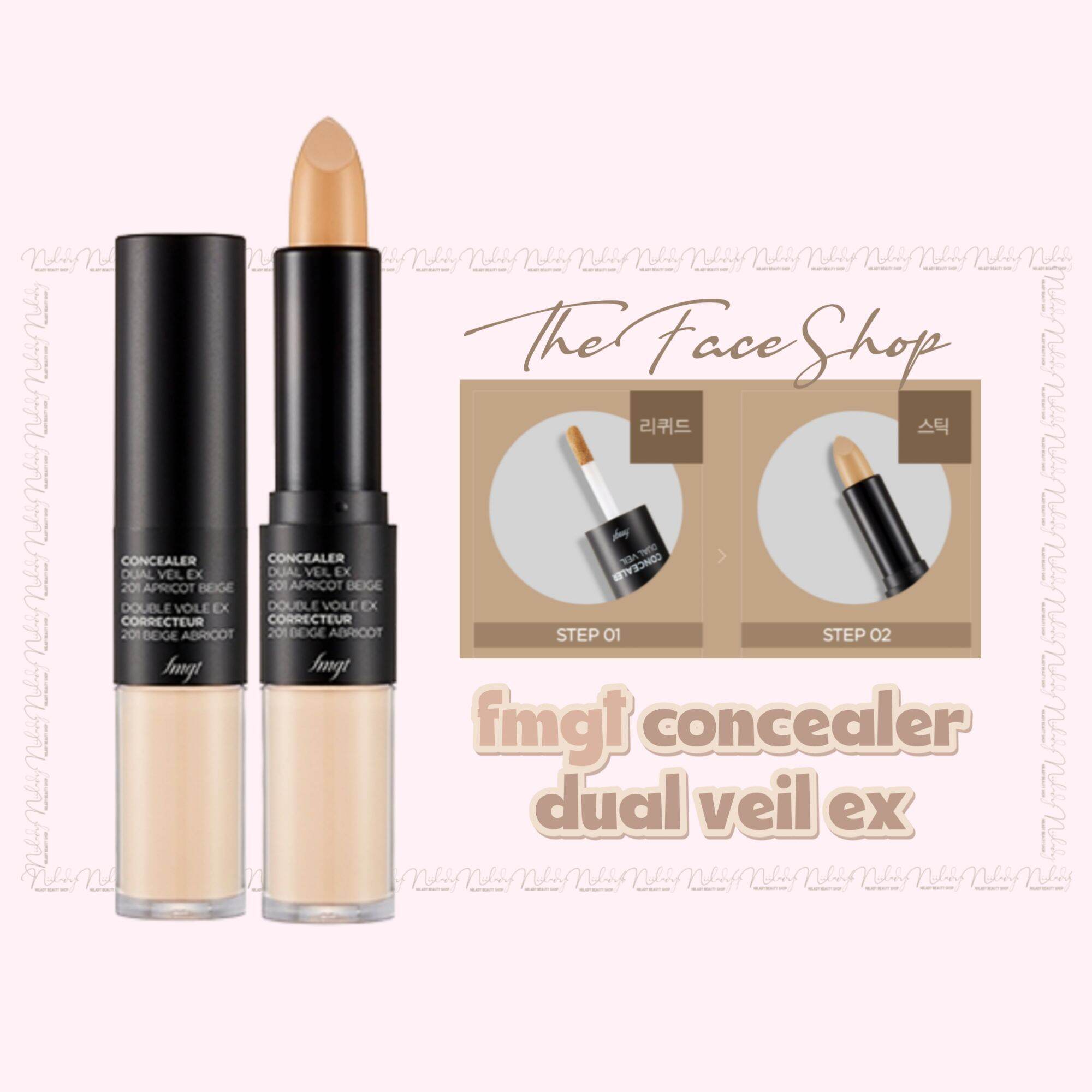 Che khuyết điểm The Face Shop fmgt Concealer Dual Veil Ex