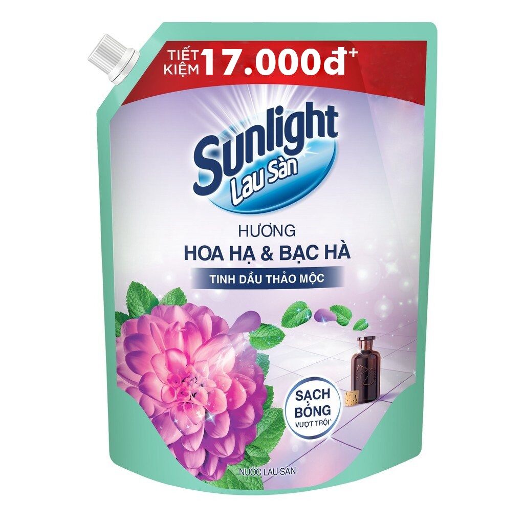 Nước lau sàn nhà sunlight Bạc hà 2kg