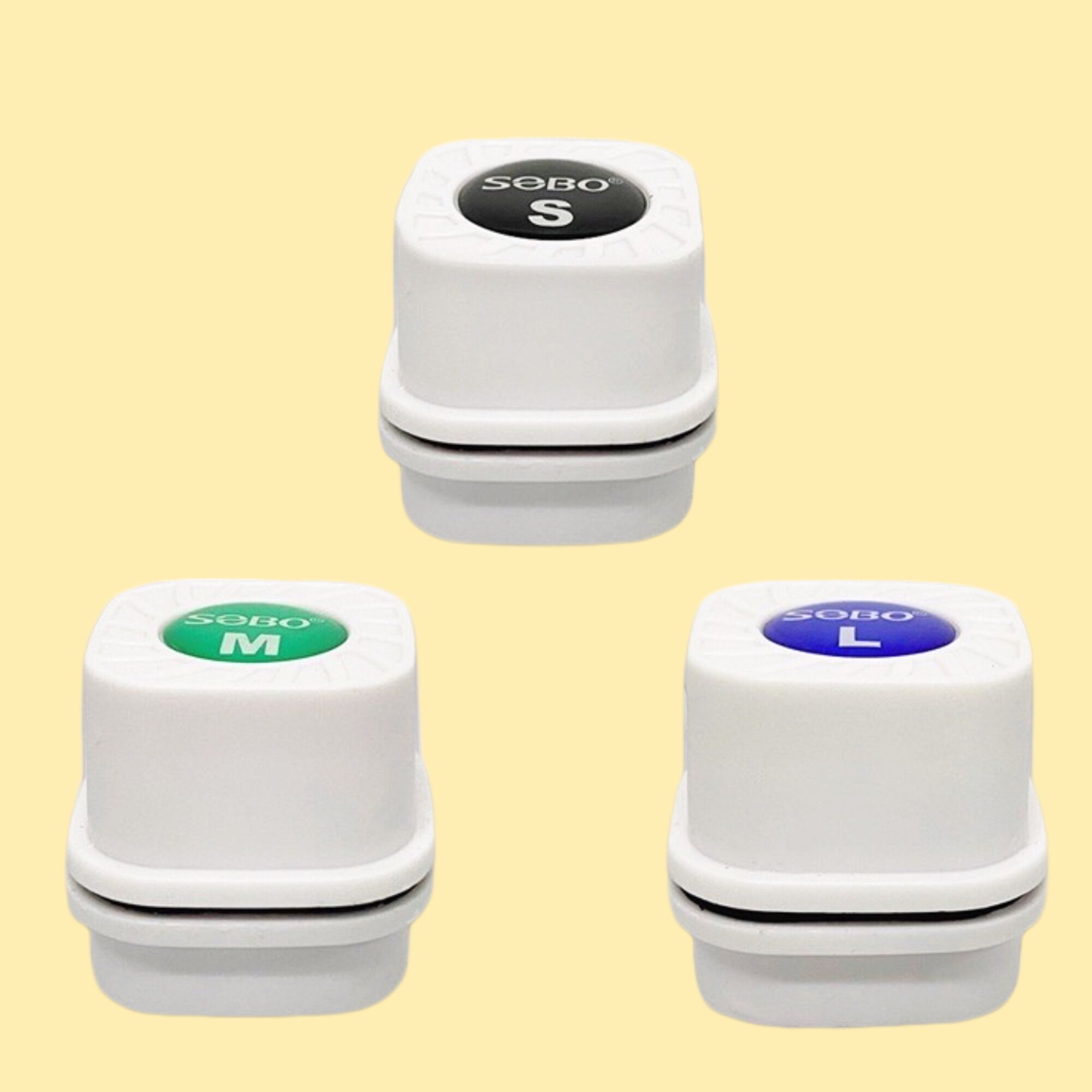 Hít chà hồ nam châm sobo mini 3 kích cỡ cho hồ cá cảnh