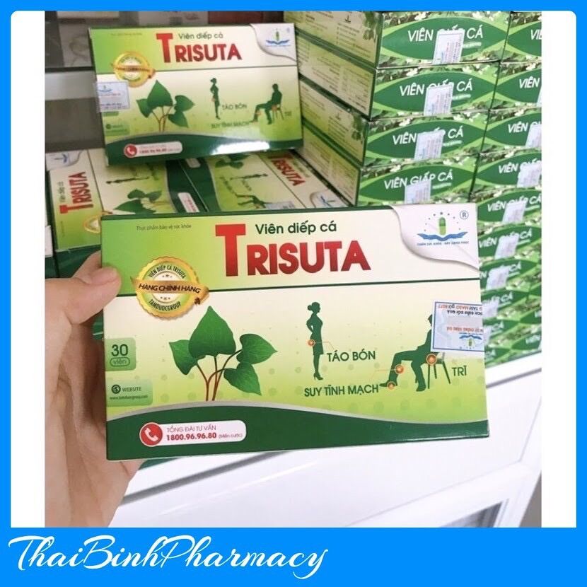 Viên giấp cá trisuta - hộp 30v