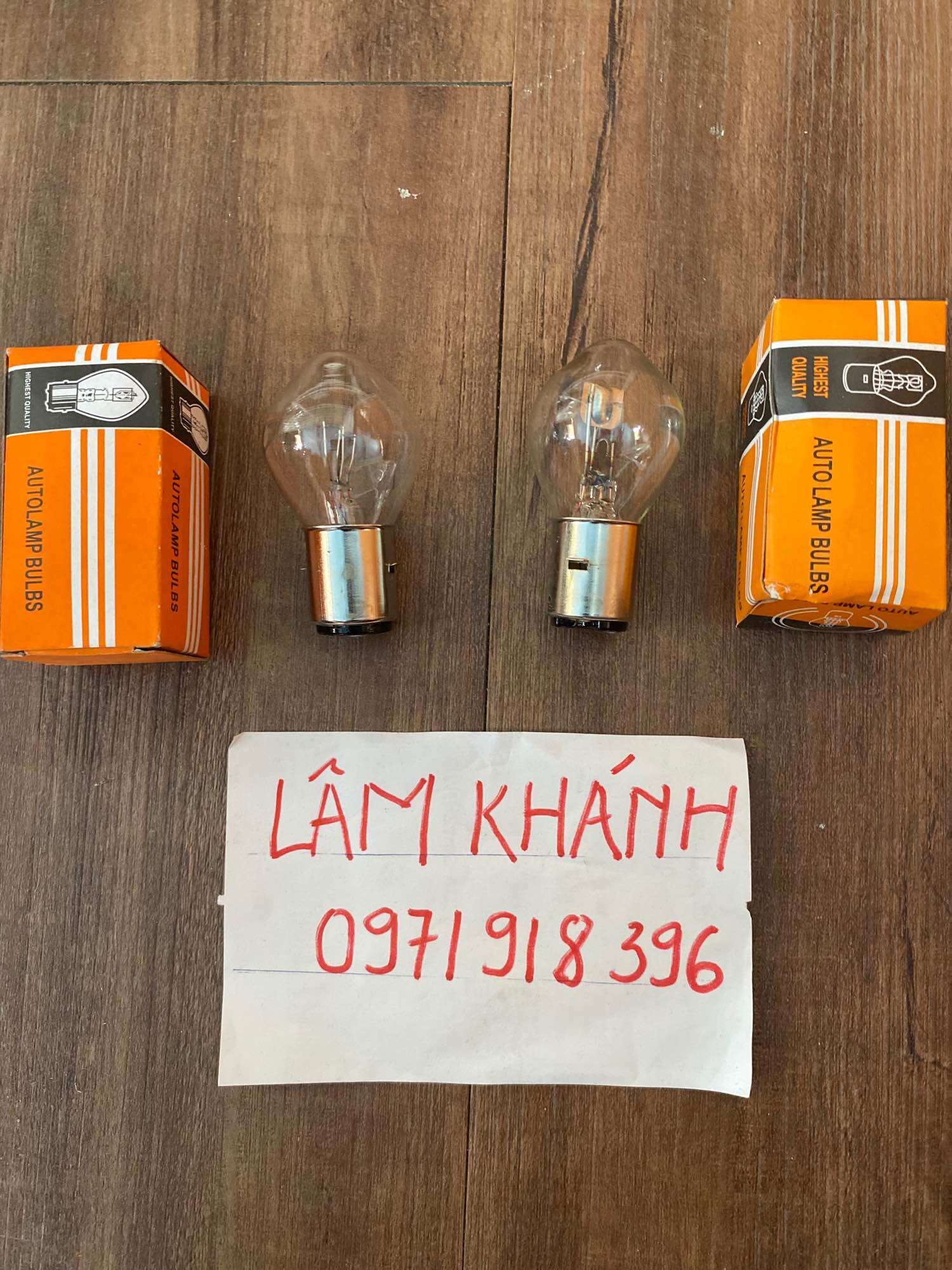 Bóng đèn pha sợi đốt 12V và 48V dùng cho xe điện