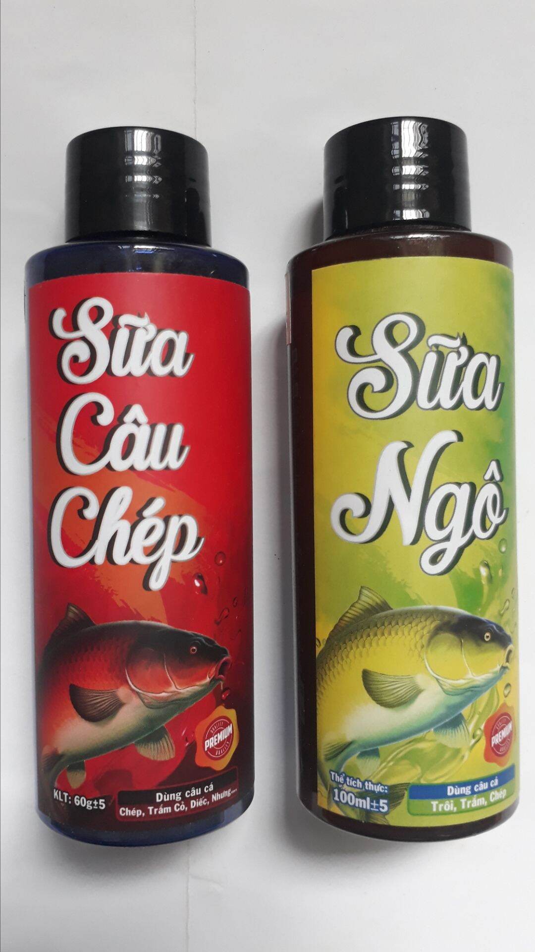 2 Lọ SỮA CÂU CHÉP & SỮA NGÔ _ Hãng Mồi Phú Thành