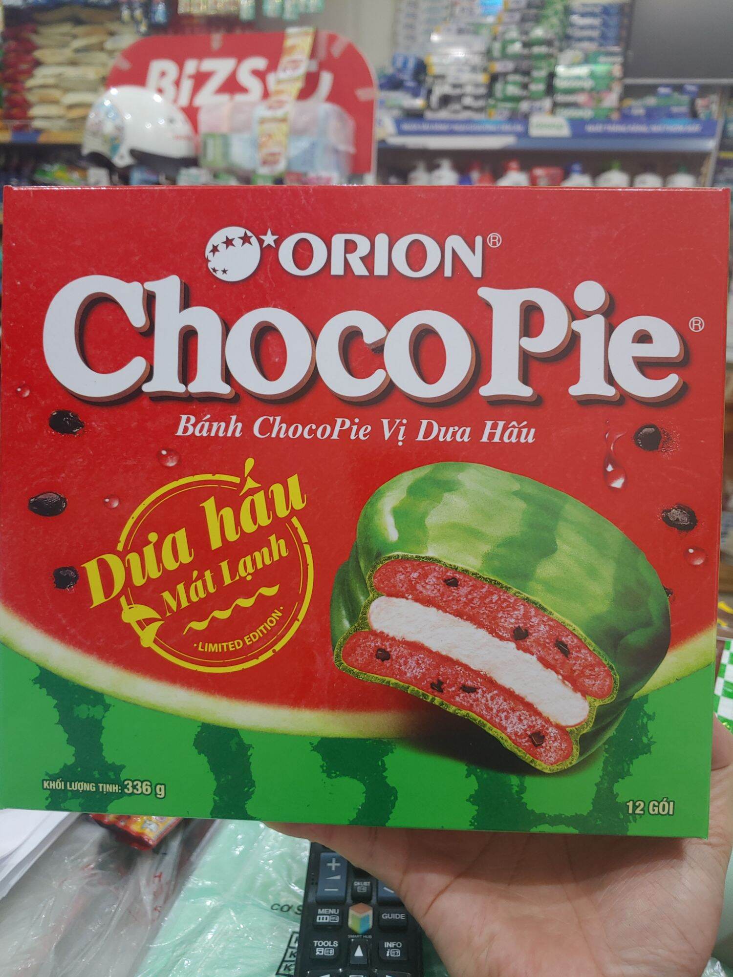Bánh Choco-Pie dưa hấu