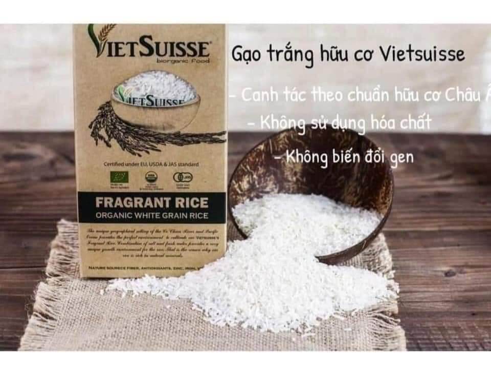 Gạo hữu cơ Vietssmuisse