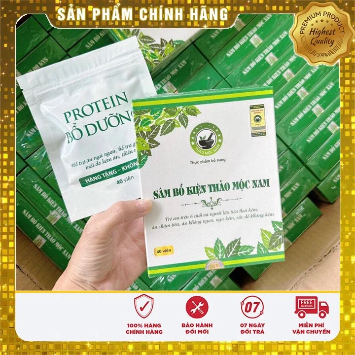 Tăng cân _ sâm bổ kiện thảo mộc nam , tặng protein