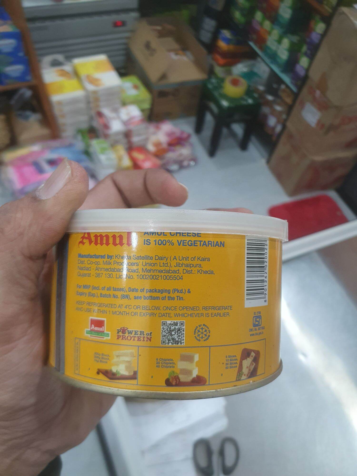 Amul cheese 400g  100% vegetarian - ảnh sản phẩm 3