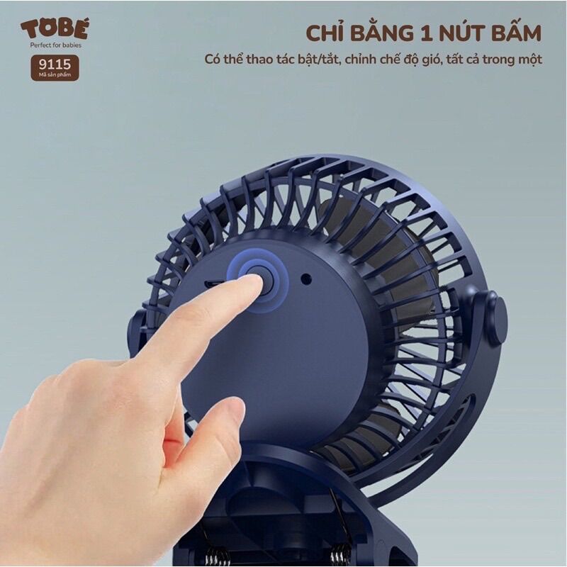 Quạt tích điện mini ToBe
