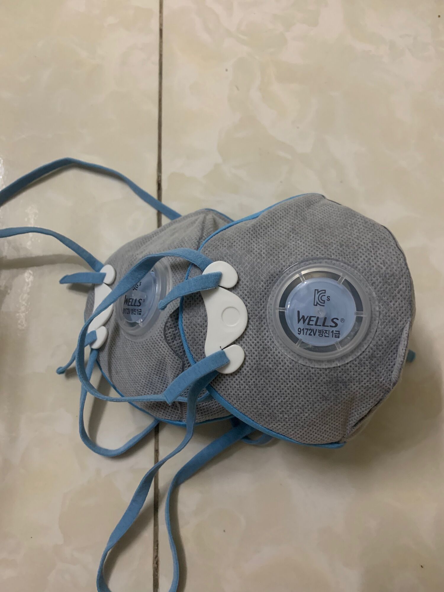 Combo 10 khẩu trang 9172V Hàn Quốc phòng độc có van thở