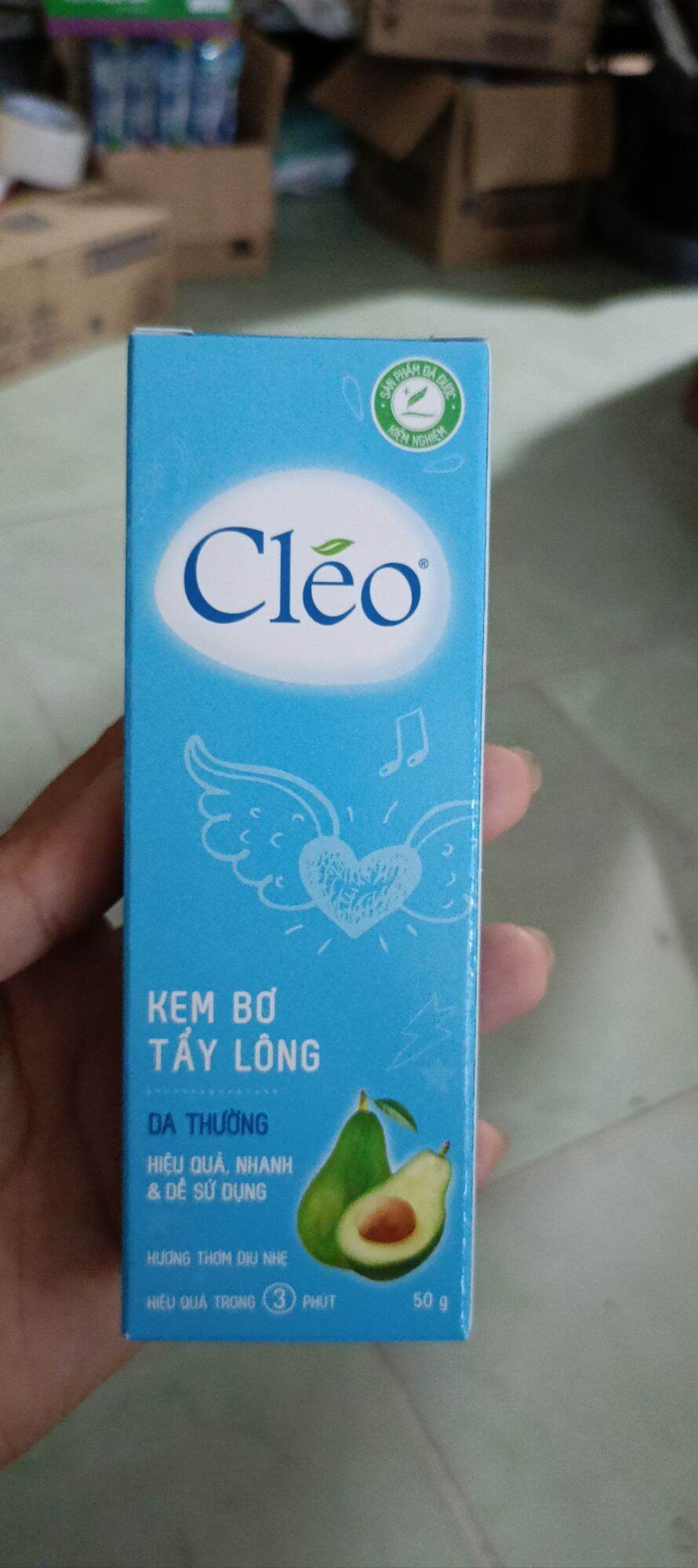 Kem tẩy lông dưỡng ẩm sáng da Cleo 50ml