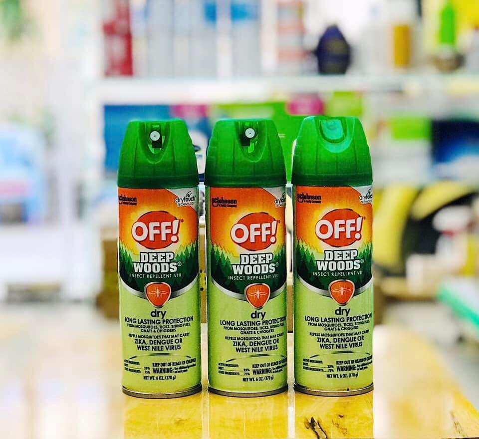Xịt chống muỗi OFF DEEP WOODS 170g của Mỹ