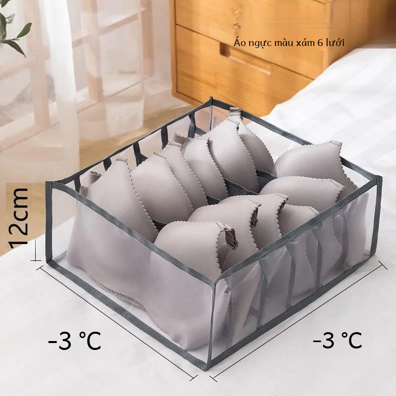1PC đồ lót ngăn kéo tổ chức hộp lưu trữ có thể gập lại tủ quần áo tổ chức ngăn kéo Divider hộp lưu trữ cho quần lót vớ áo ngực