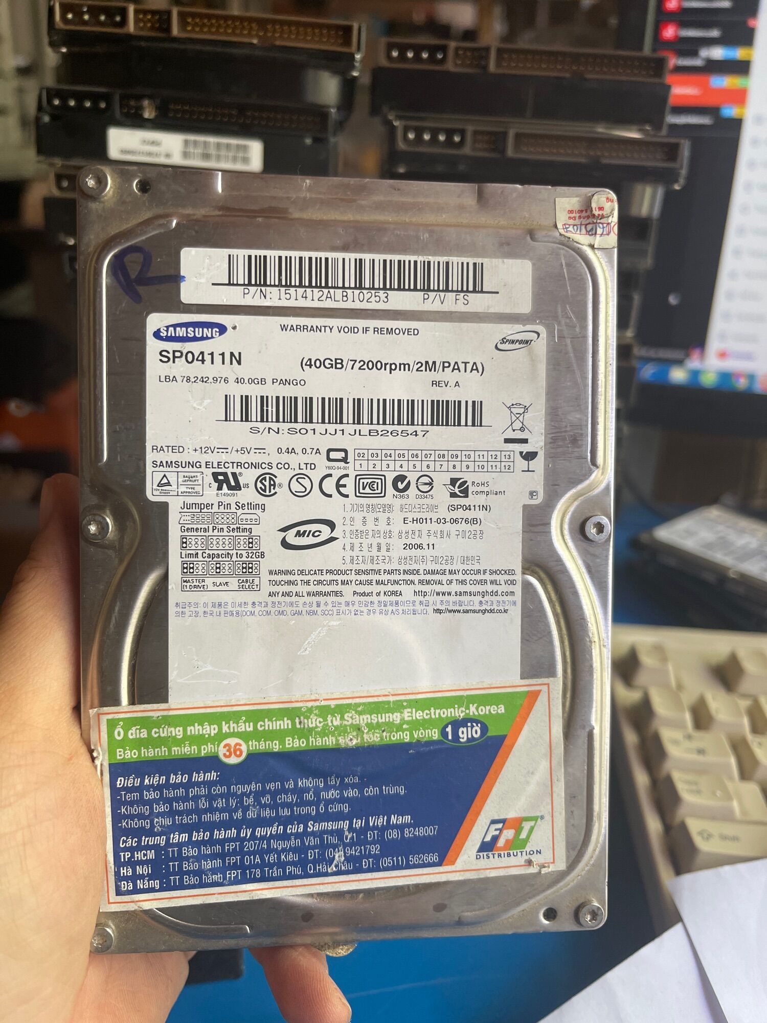 Ổ Cứng HDD Máy Photocopy 40Gb