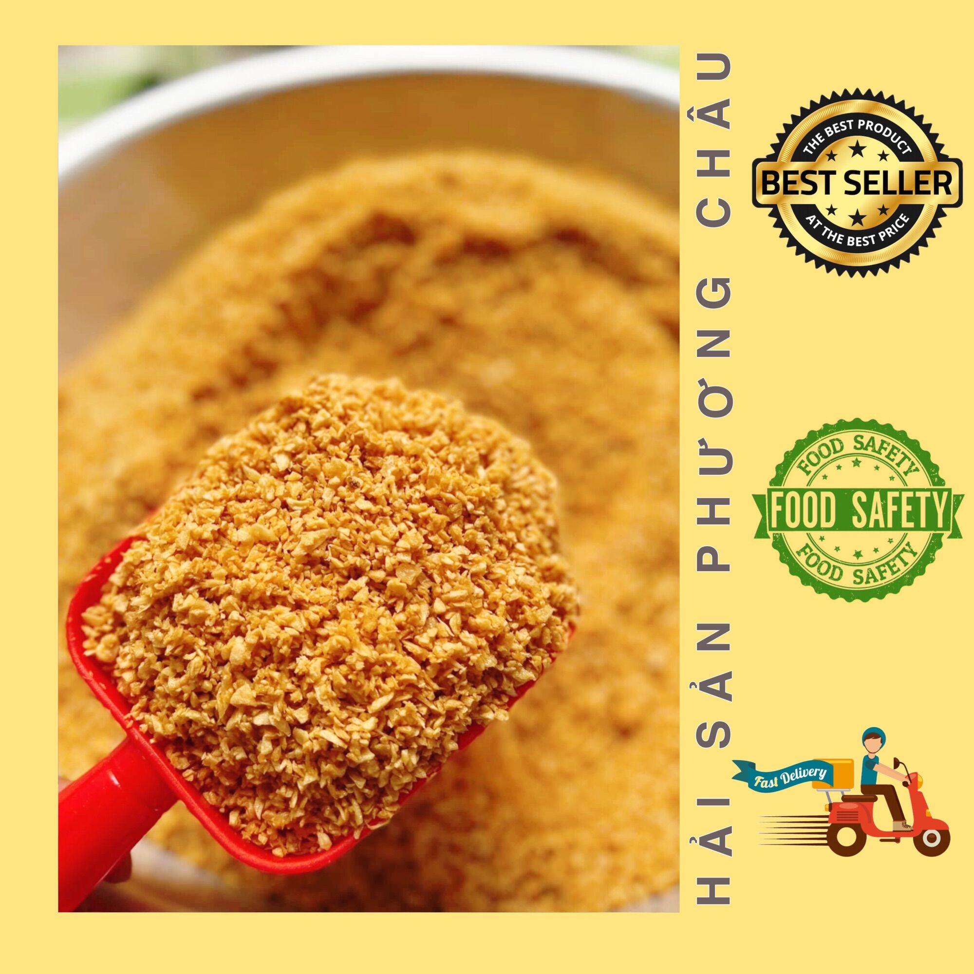 Tỏi phi vàng thơm ngon chất lượng 100g