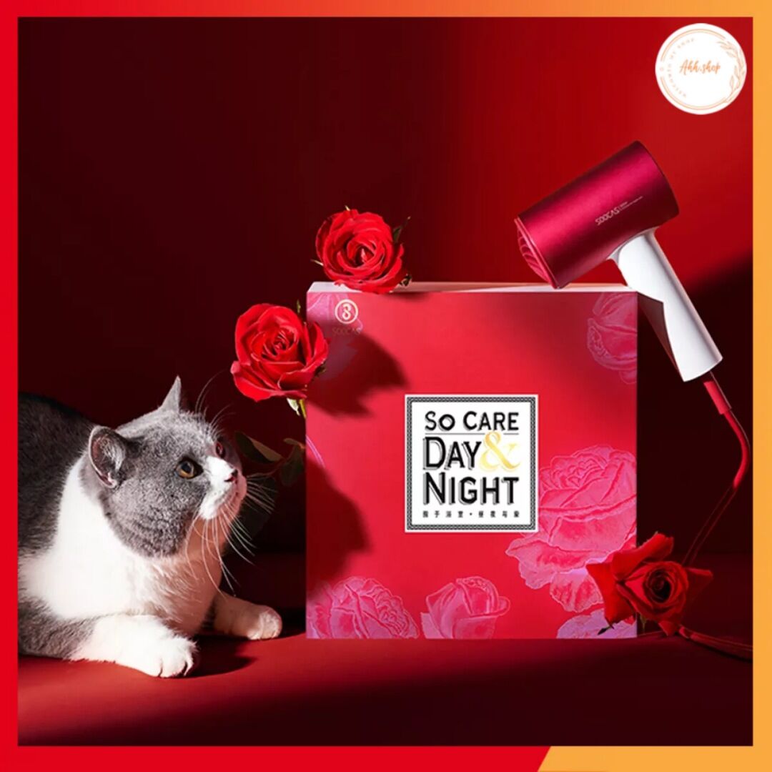 Máy sấy tóc Anion cao cấp Xiaomi Soocas H5 - Máy sấy tóc ion âm sấy siêu nhanh, bảo vệ và ngăn ngừa tóc hư tổn