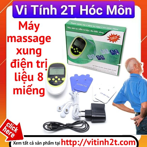 Máy massage xung điện trị liệu 8 miếng dán