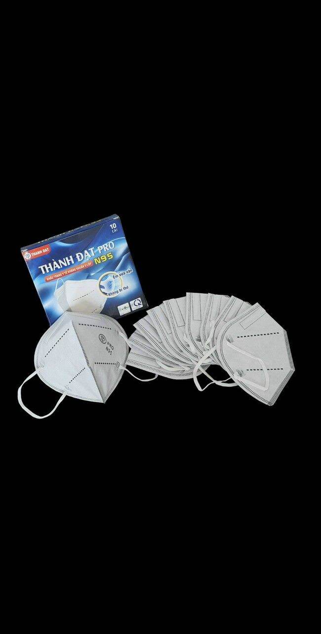 N95 5 LỚP KHÁNG KHUẨN THÀNH ĐẠT PRO (Combo 5 hộp=50 cái)