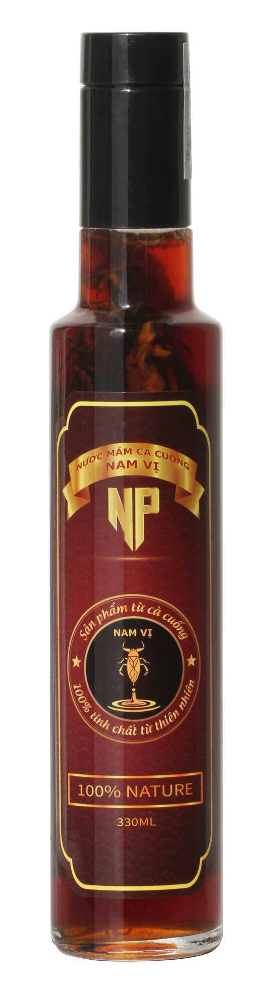 Nước mắm 330ml và 4 con cà cuống đực