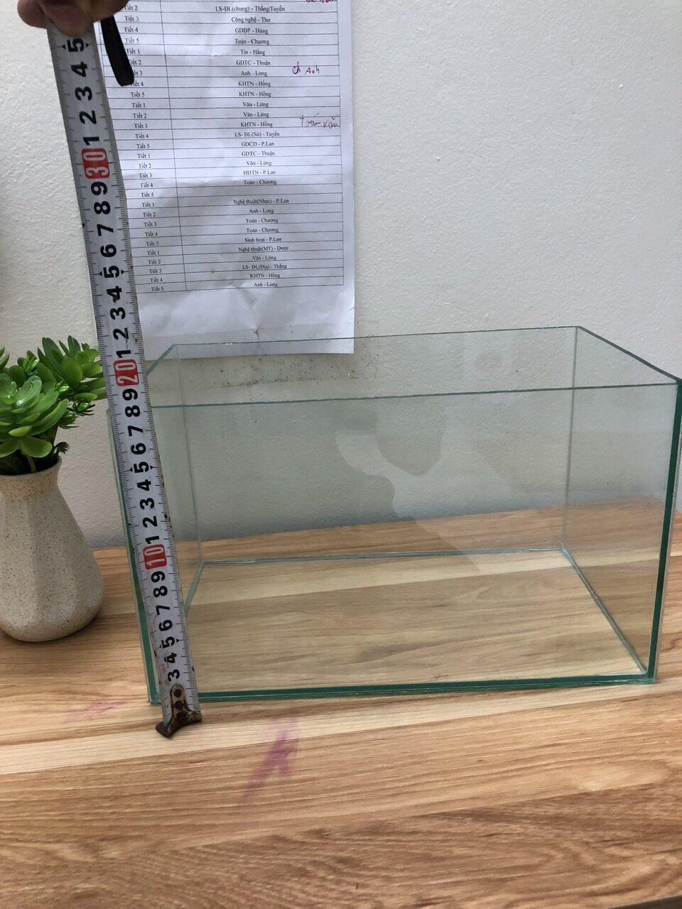 Desktop Aquarium Size D30Xr18Xc18Cm