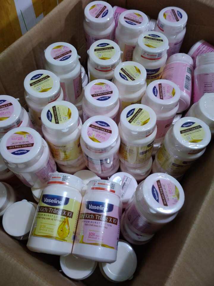 KEM KÍCH TRẮNG VASELINE X10 SIÊU TRẮNG DA