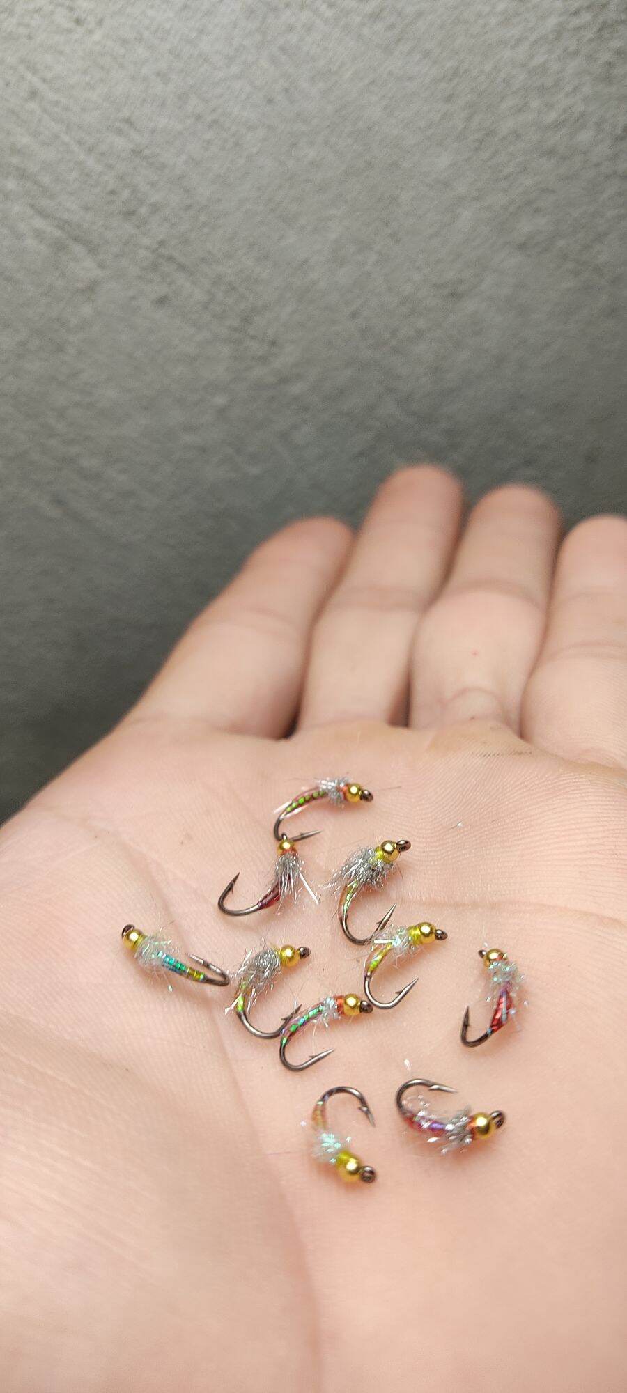 5 fly lure cá mương (mồi câu cá mương)