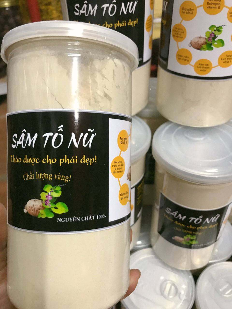 Bột sâm tố nữ nguyên chất. Sâm tố nữ