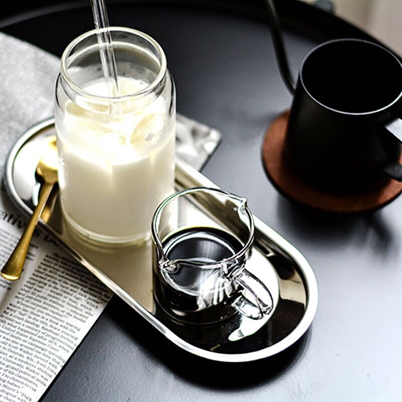 Set ly thuỷ tinh kèm ống hút