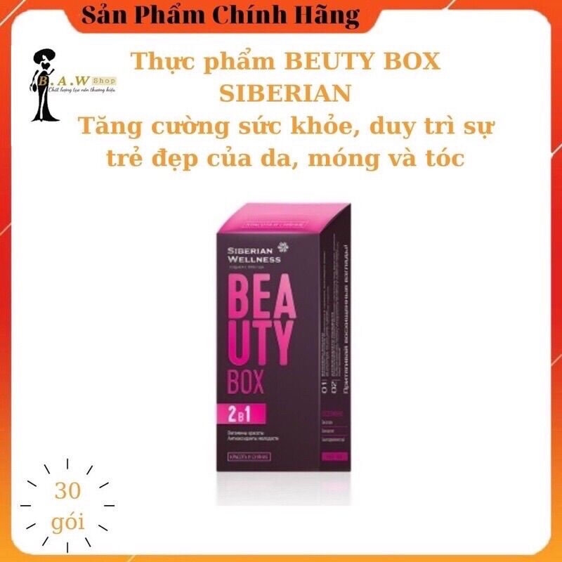 Beauty box, thực phẩm bảo vệ sức khoẻ giúp đẹp tóc, móng, da của siberian