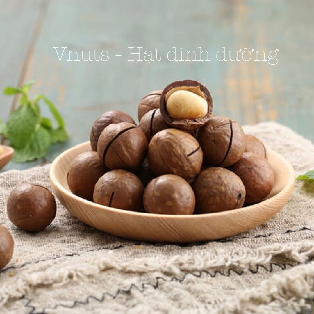 Hạt macca Đắc Lắc nứt vỏ kèm đồ khui thơm ngon bổ dưỡng không hôi dầu 500gr