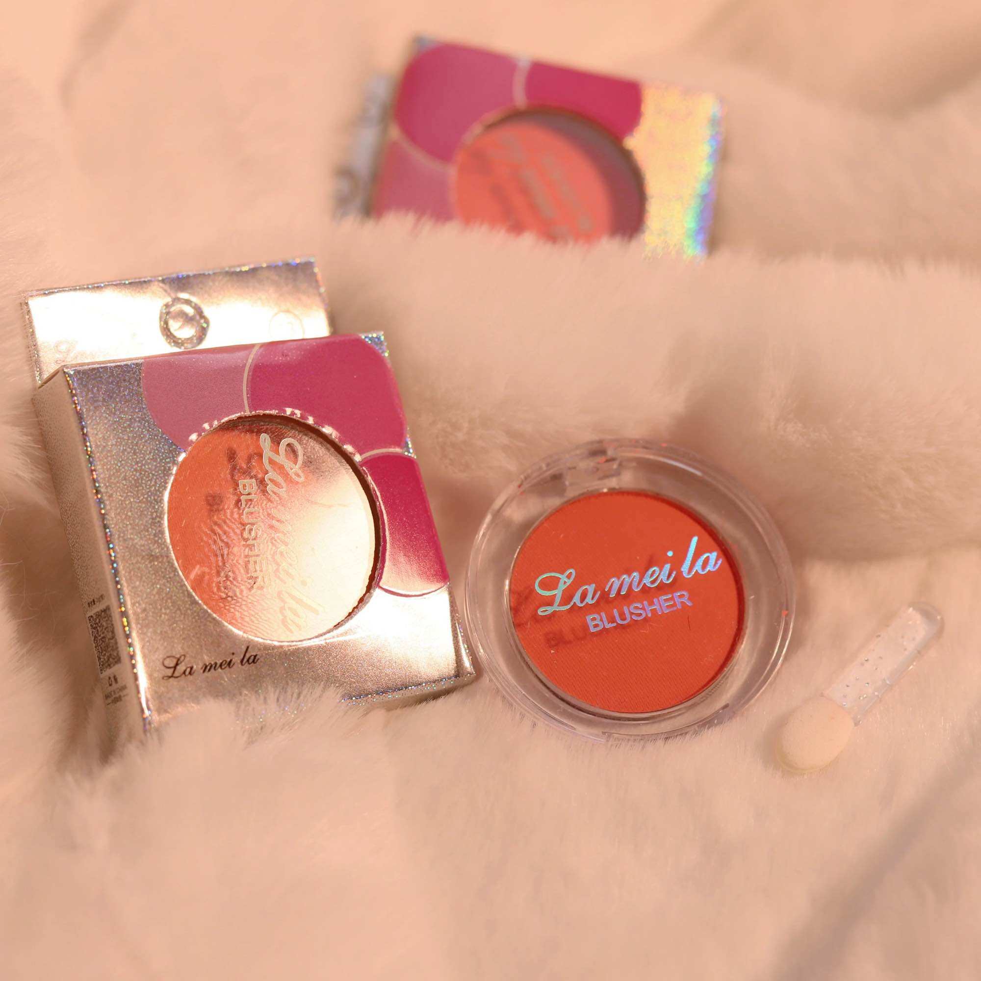 Hộp phấn má hồng tròn
