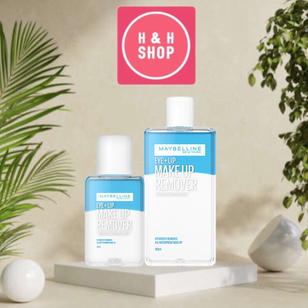 Nước tẩy trang mắt & môi Maybelline Eye & Lip Makeup Remover