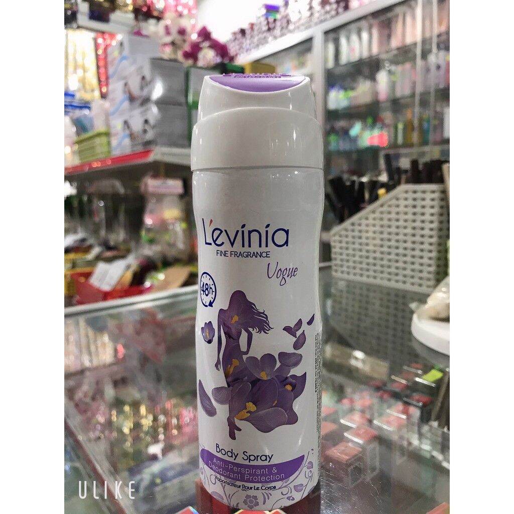 Xịt khử mùi levinia có sẵn 2 mầu