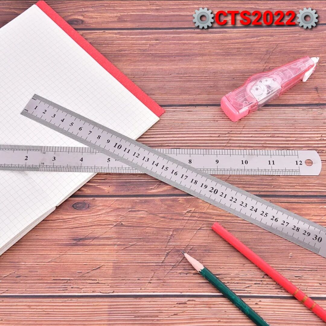 Thước thẳng inox 15/20/30/60 cm tiện dụng