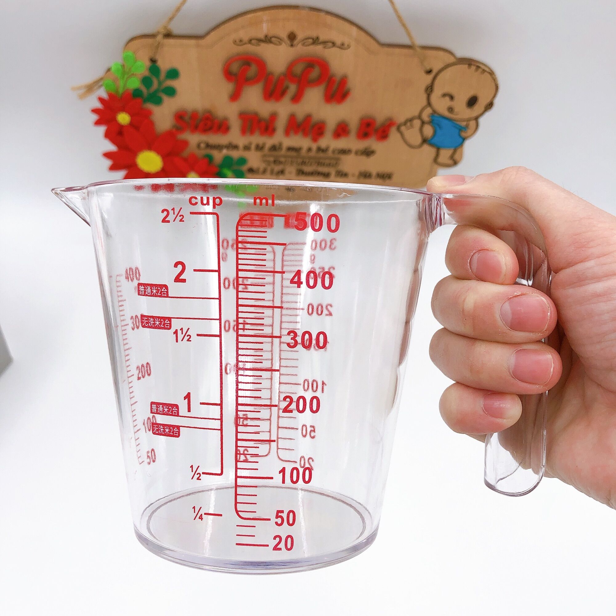 Cốc Chia Vạch ML Loại 500Ml