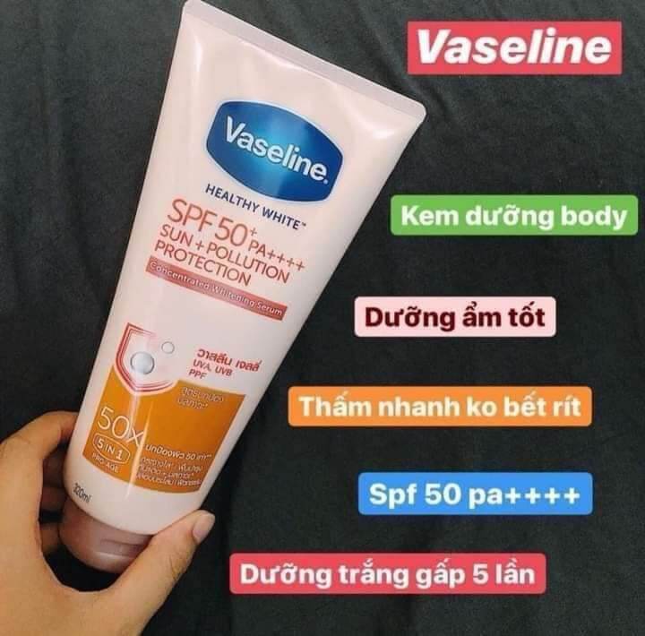 Dưỡng Thể Chống Nắng Vaseline 320ml Thái Lan