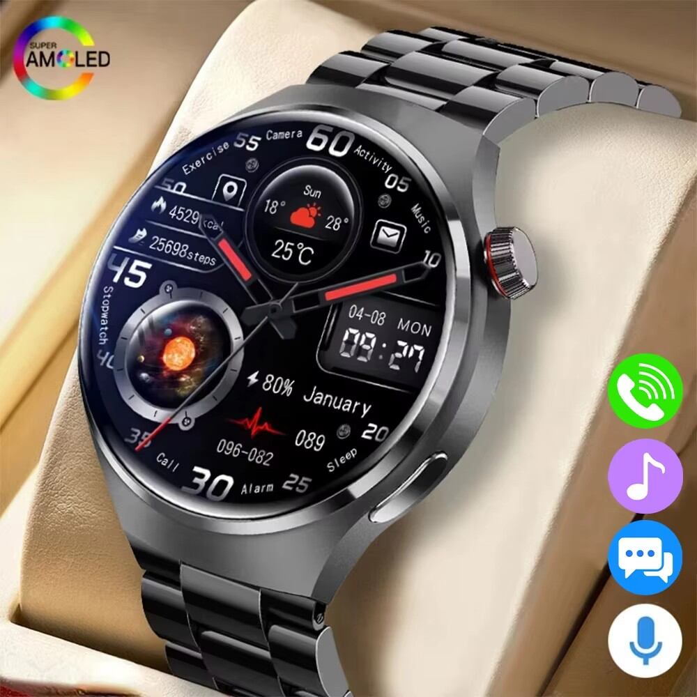 Đồng Hồ Thông Minh Nam Mới 2025, Màn Hình HD, Theo Dõi Sức Khỏe, Gọi Bluetooth, Trợ Lý Giọng Nói, Đồng Hồ Thể Thao Thông Minh, Dành Cho Cả Nam Và Nữ, Thiết Bị Theo Dõi Thể Dục Người Lớn