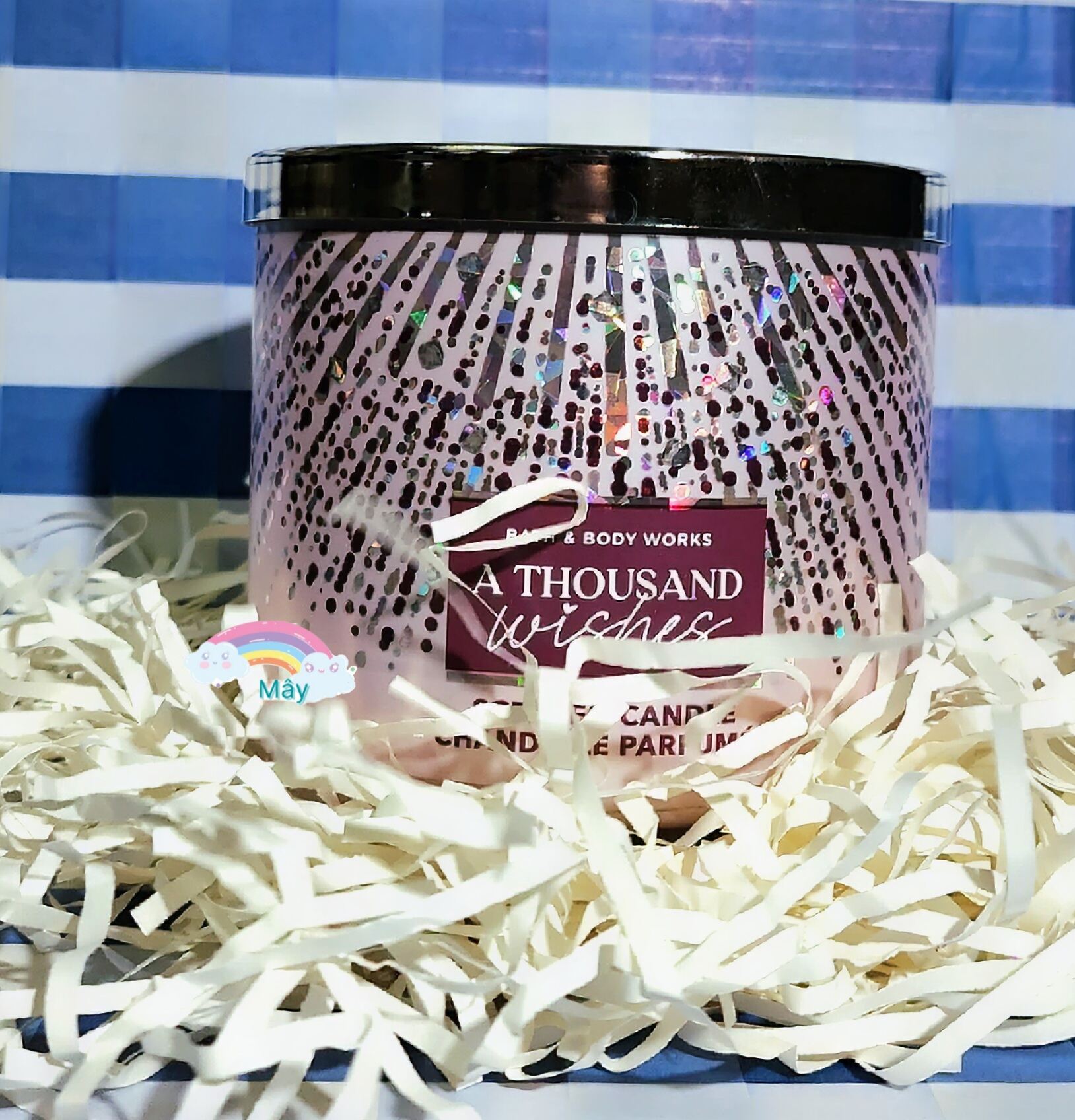 Nến thơm 3 bấc Bath and Body Works- A thousand Wishes 411g