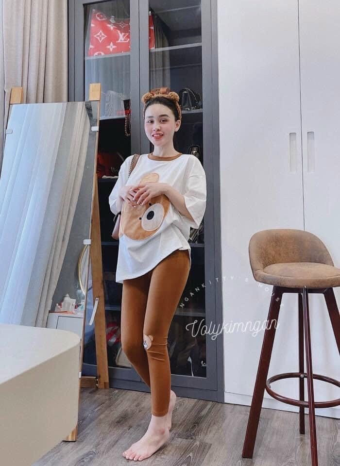 SÉT GẤU THÊU ÁO FORM RỘNG QUẦN DÀI