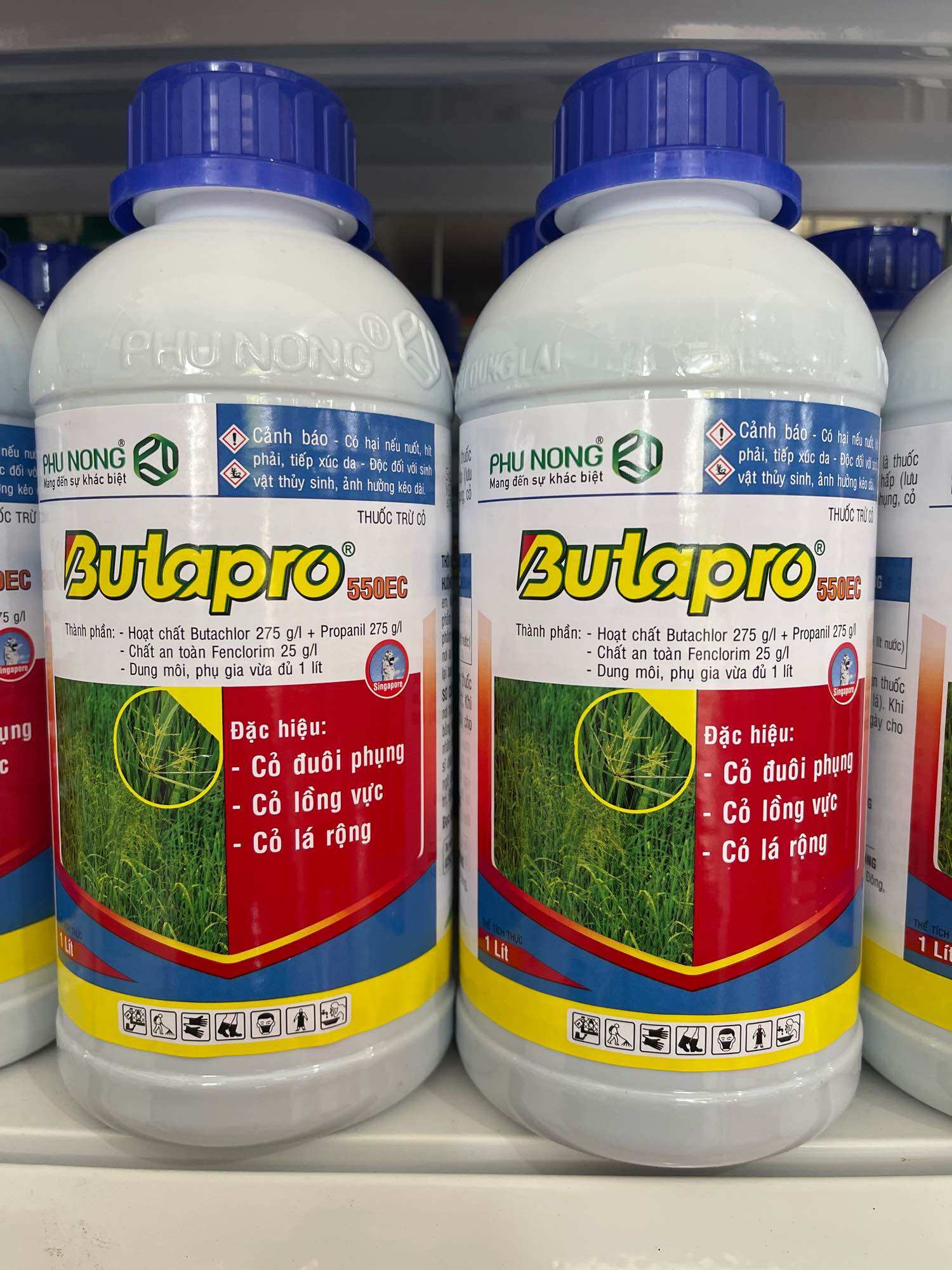  BUTAPRO 550EC của PHÚ NÔNG chai 1Lít. Trừ cỏ lúa 