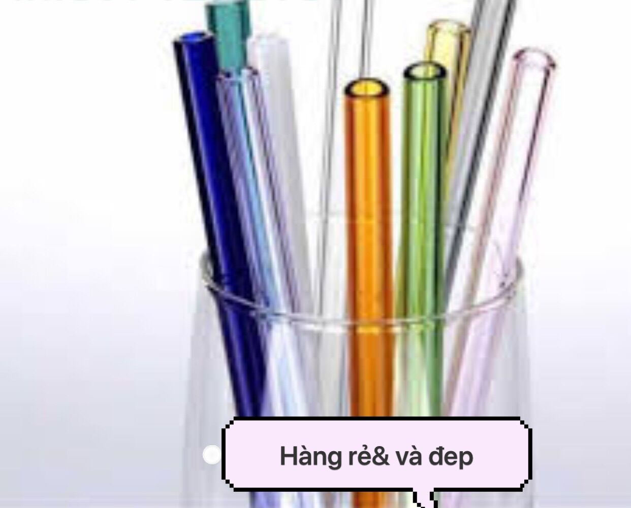 10 ống thủy tinh màu 20cmf7 chon màu