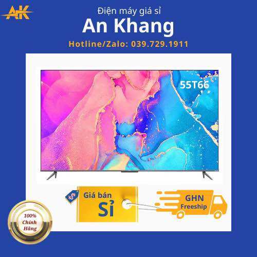 Google Tivi TCL 4K 55 inch 55T66