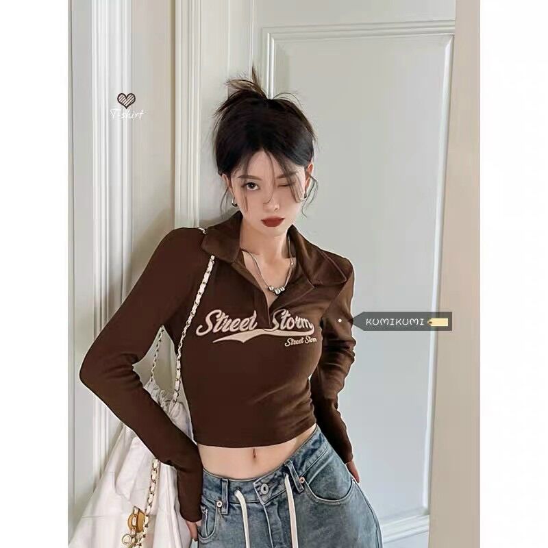 Áo croptop tay dài street BG