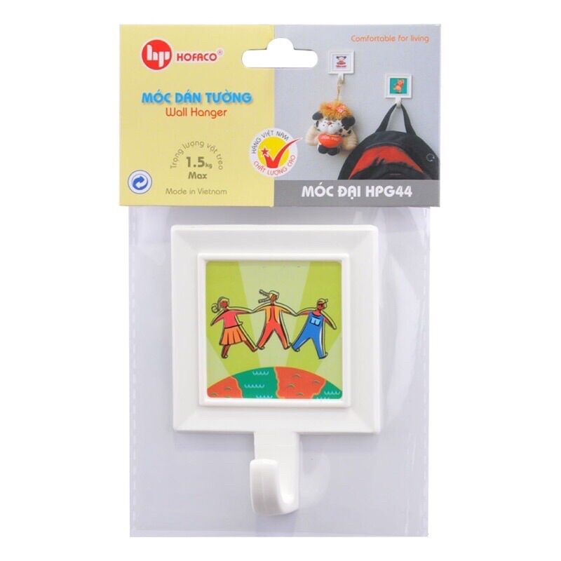 Lố 10 móc dán tường móc đại hpg44 hofaco