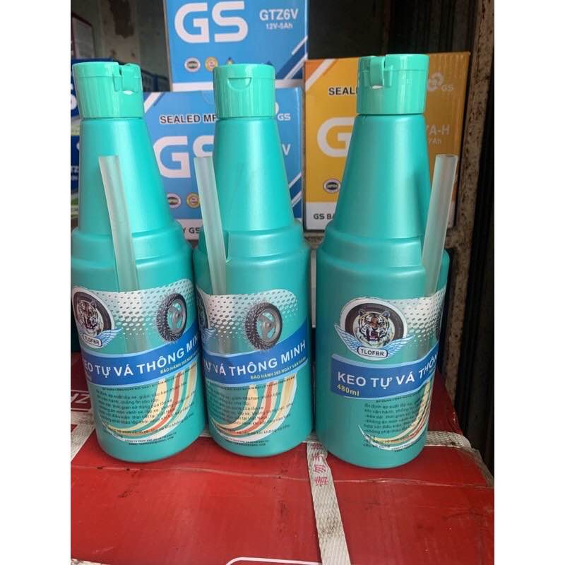 Keo tự vá lốp vá săm thông minh 480ml chất lượng cao.