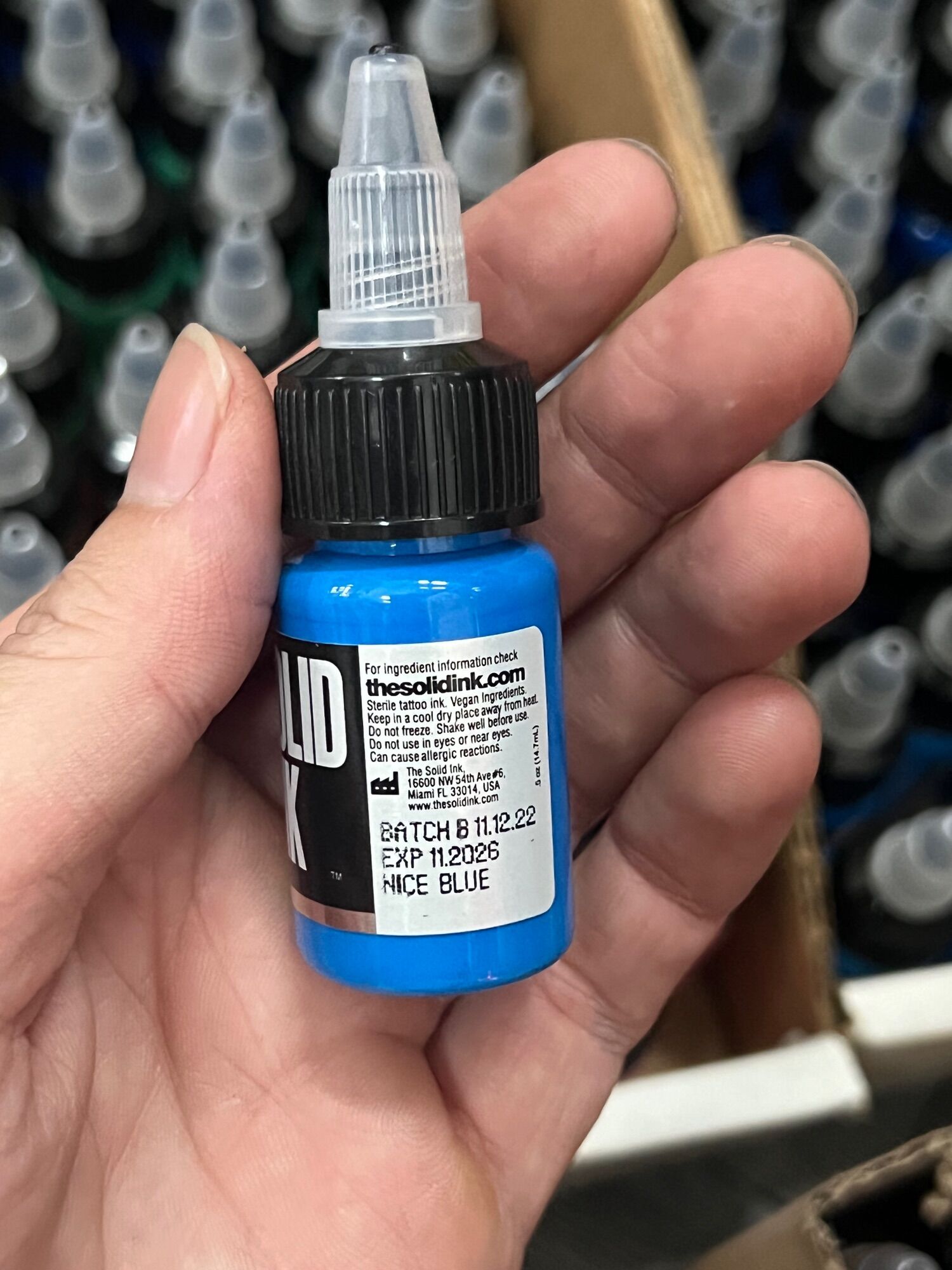 Mực xăm solid chính hãng 15ml