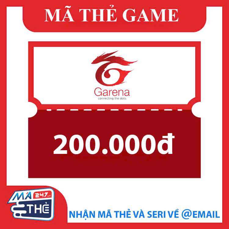 Mã thẻ game Garena 200K