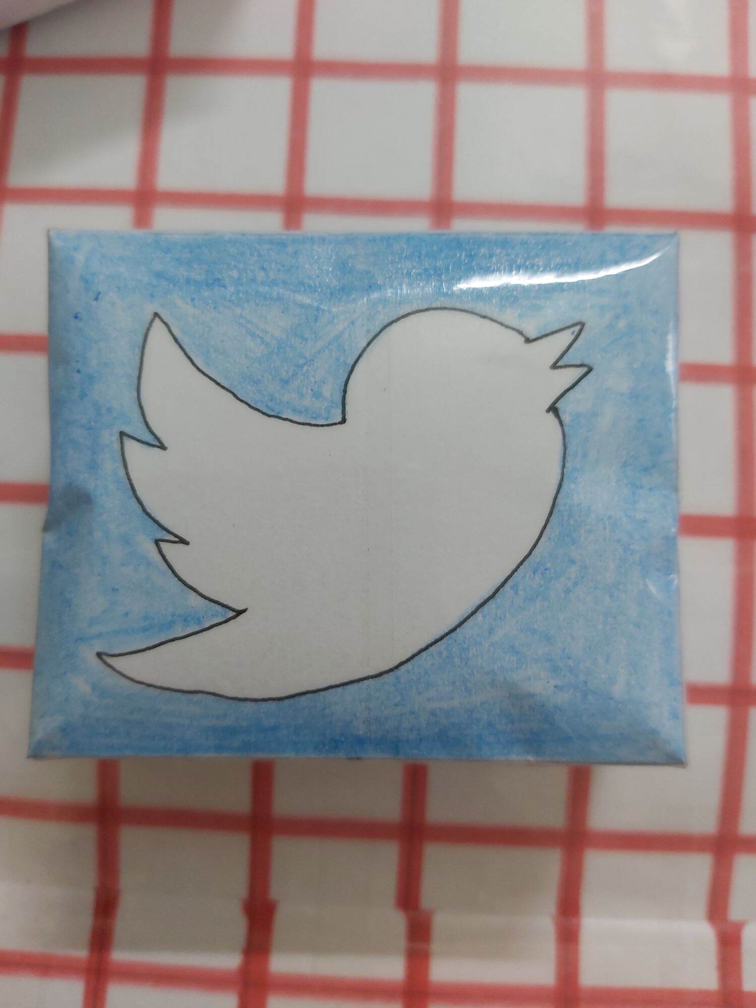 Squishy giấy logo mạng xã hội mini chậm tăng
