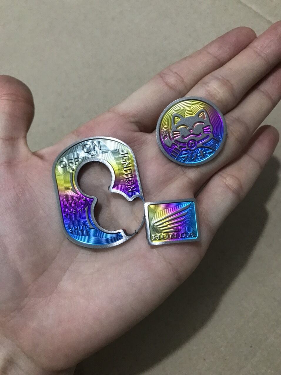 combo 3 món ổ khoá fuled và wave 110 tem titan