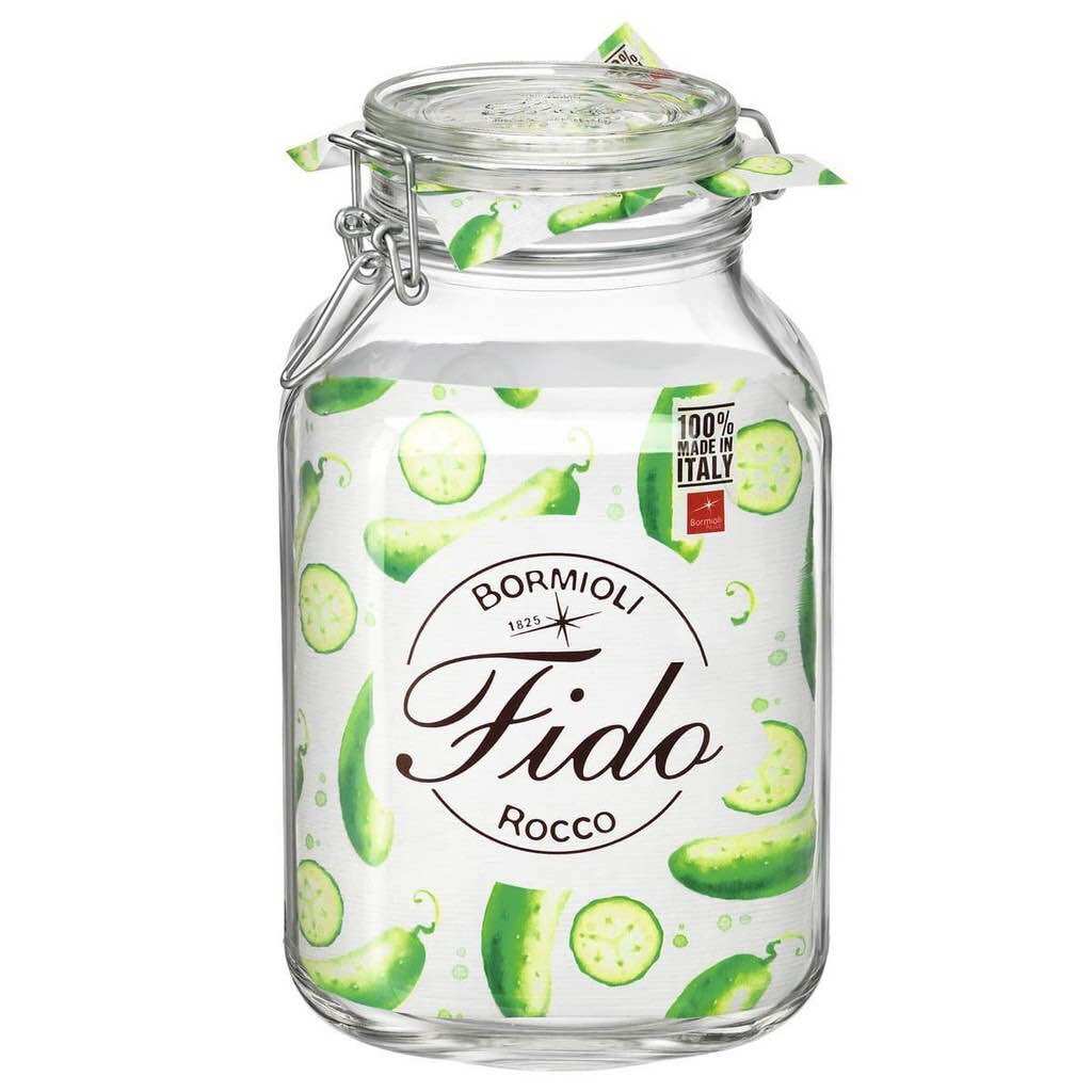 Hũ thủy tinh nắp cài Fido 3000ml