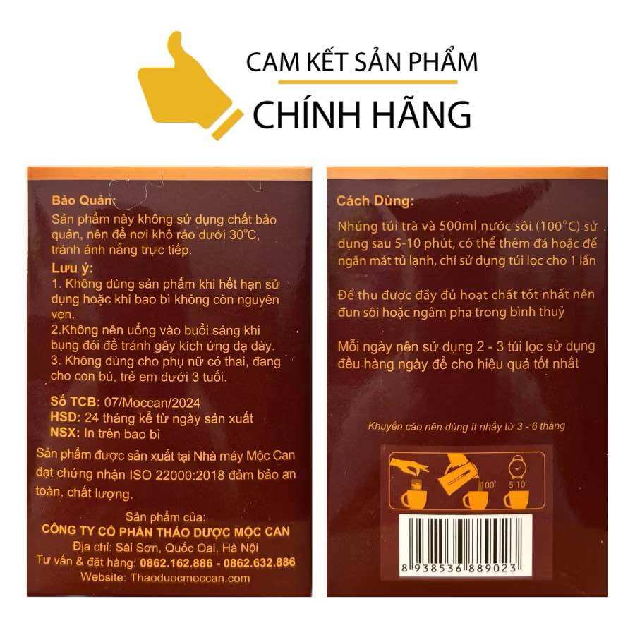 Combo 3 hộp Trà cao hà thủ ô Mộc Can xanh tóc đỏ da