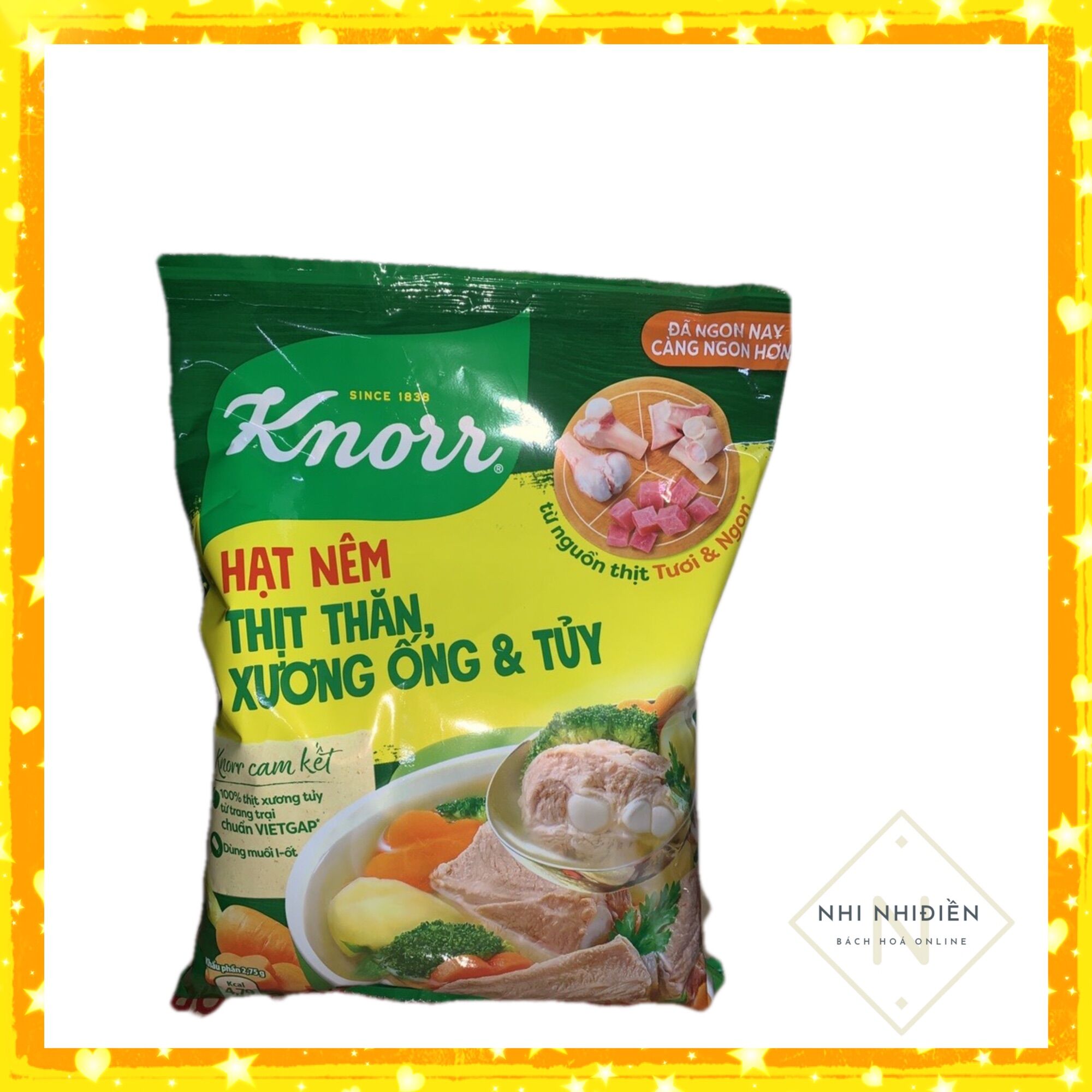 Hạt nêm thị thăn xương ống và tủy knorr 900gr